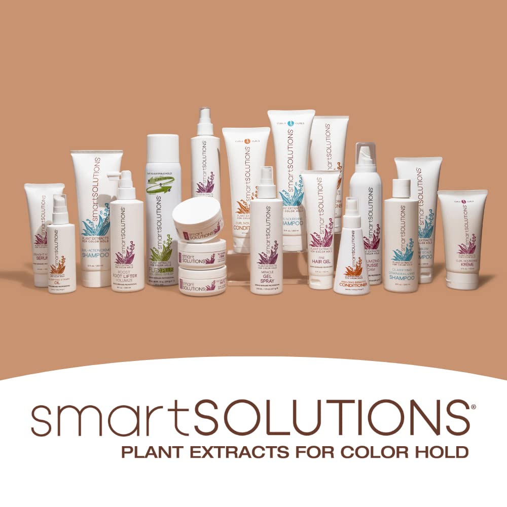 SMART SOLUTIONS Miracle Gel Spray - 8 Oz | 24-Hour Hold | Non-Flake & Paraben-Free Formula