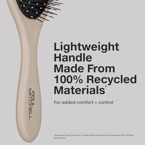 Paul Mitchell Detangling Hair Brush - Effortlessly Detangles All Hair Types | Eco-Friendly Taupe Design