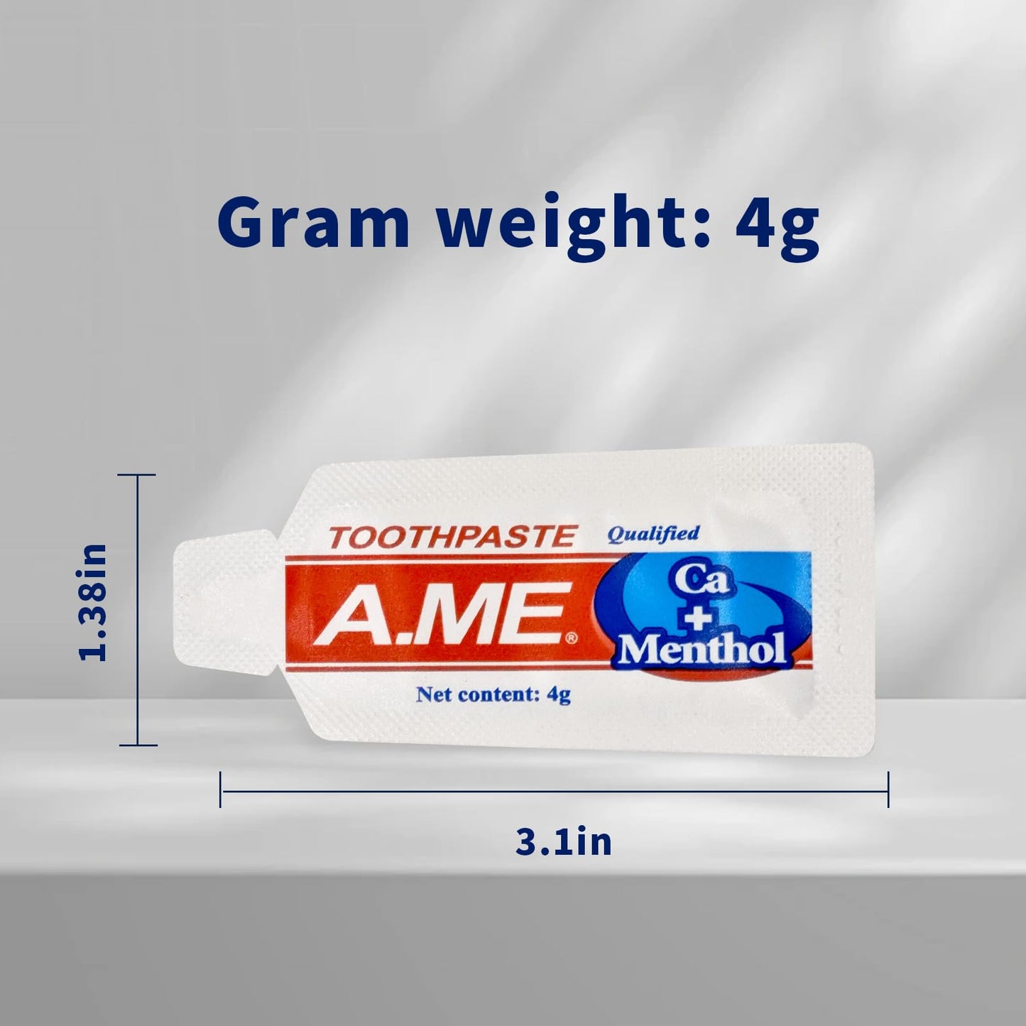 Travel Size Toothpaste Bulk, Great Peppermint Flavor, Extra Small 0.15 Ounce (Pack of 144)