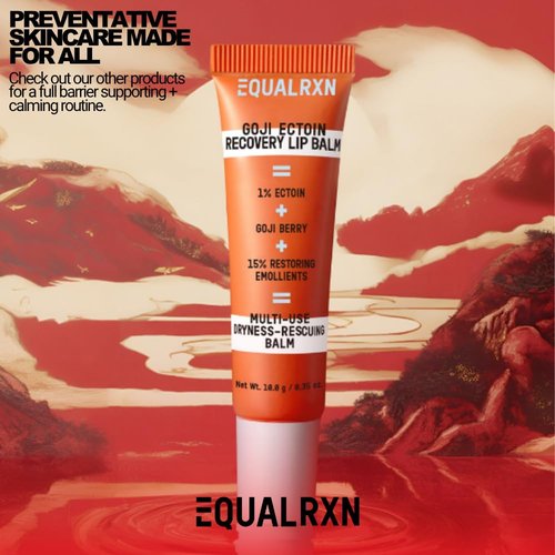 Goji Ectoin Recovery Lip Balm - Hydrating Formula with Papaya Enzyme for Dry, Chapped Lips
