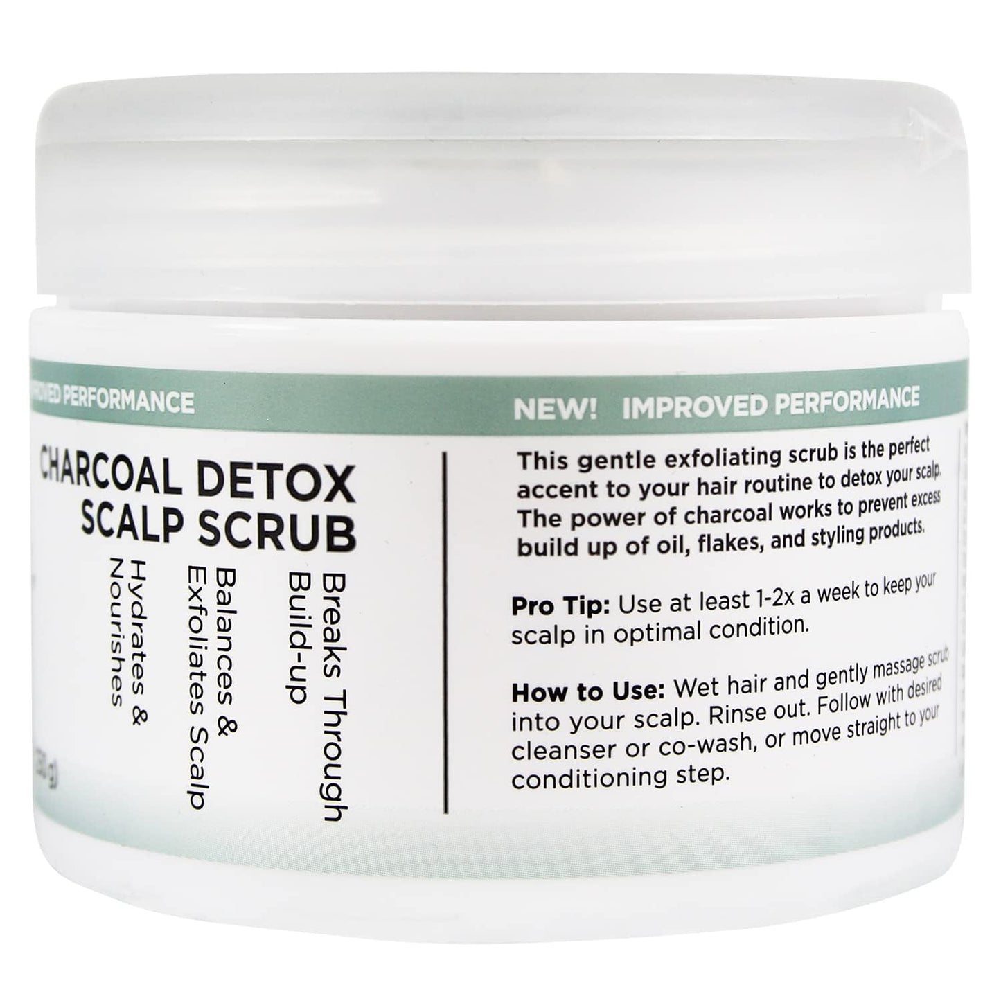 Unwash Charcoal Detox Scalp Scrub - Detoxify & Exfoliate Dry, Itchy Scalps | Paraben-Free, 8.82 oz