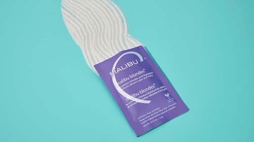 Malibu C Mini Rehab Malibu Blondes | Vitamin Complex Hair Remedy - Restores Vibrancy for Natural & Processed Blondes - 2 Packets