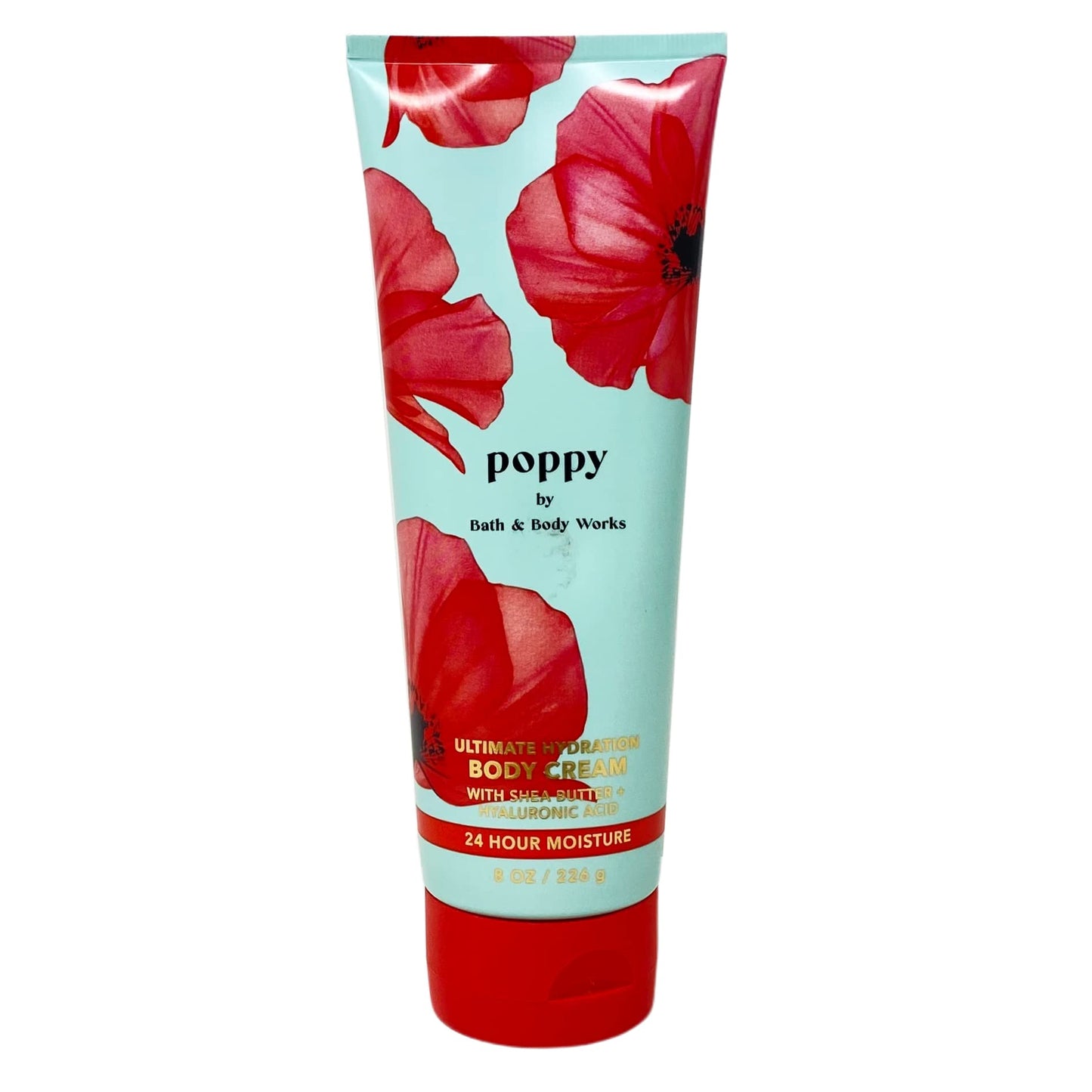Bath & Body Works Poppy 2 Piece Gift Set - Fragrance Mist and Body Cream - Full Size