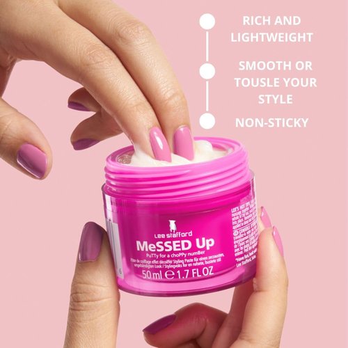 Lee Stafford Hair Styling Pomade - Lightweight Pliable Shaping Wax Paste for All Lengths, Firm Hold & Texturizing
