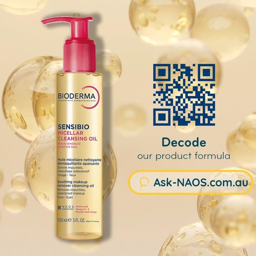 Bioderma Sensibio Micellar Cleansing Oil - Gentle Deep Cleansing Face Cleanser | 6.7 Fl Oz