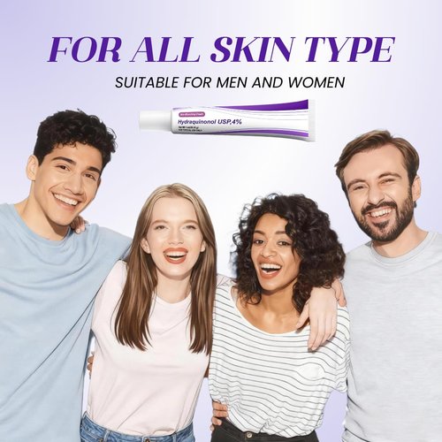 Regine Switzerland Hydraquinon0l Dark Spot Brightening Cream - 4% Non-Irritating Formula for All Skin Types, 1oz