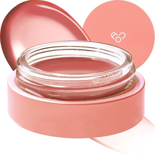 AOU GLOWY TINT BALM 09 Bebe Balm, Tinted Lip Balm with Natural Gloss Instant Hydration for Chapped Lips, Valentine's Day Gifts for Woman, 0.12Oz