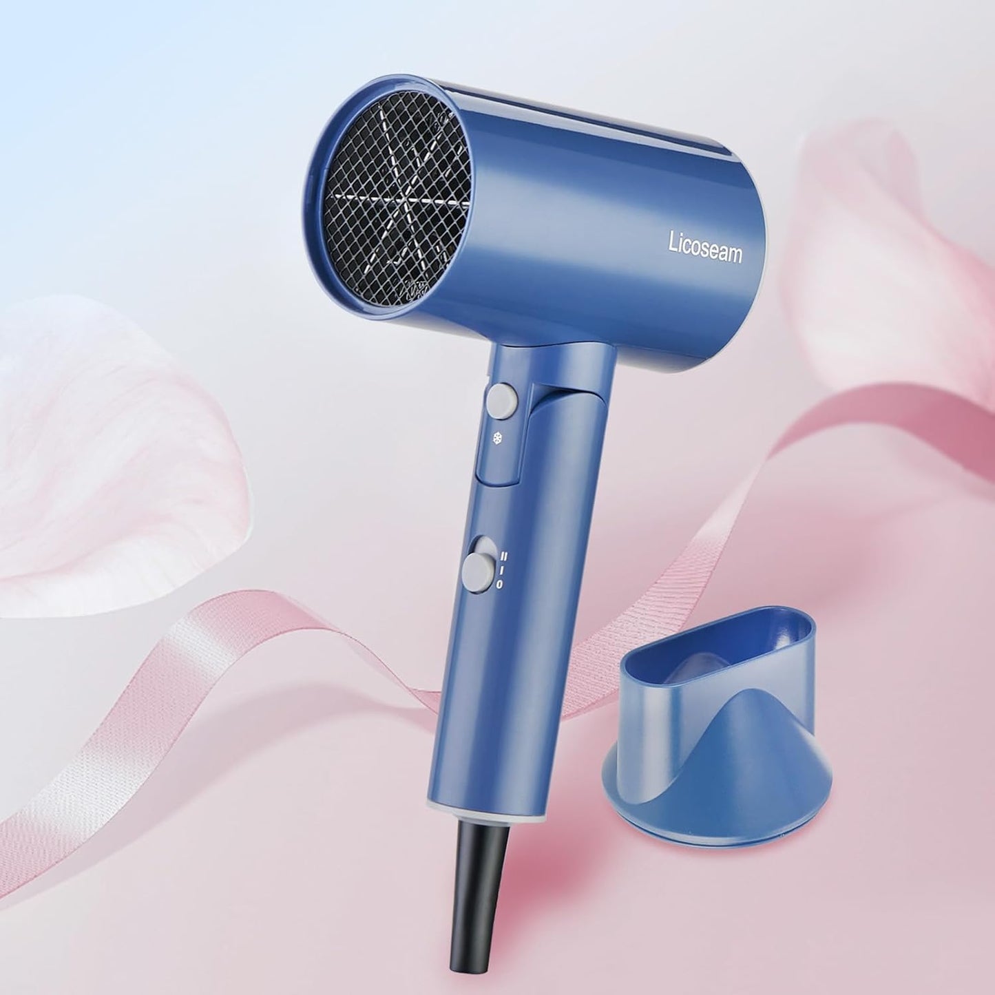 Skiennix Hair Dryer - 1600W Compact Foldable Blow Dryer for Fast Drying | Blue Color