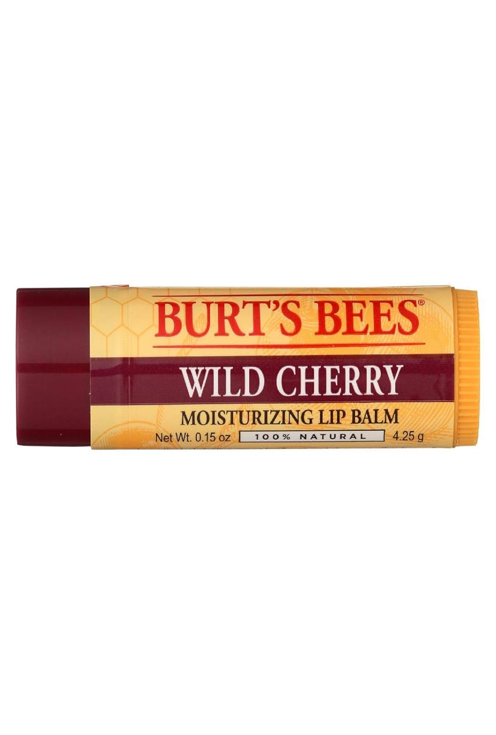 Burt's Bees Lip Balm - Wild Cherry Flavor | Value Pack of 12 | Nourishing & Moisturizing 0.15 Ounces Each