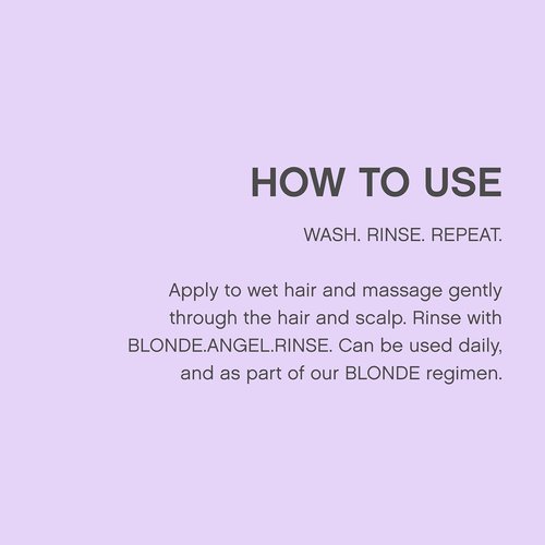 KEVIN.MURPHY Blonde.Angel.Wash - Purple Shampoo for Blonde & Grey Hair - Colour Safe & Sulphate Free - 250 mL / 8.4 fl oz