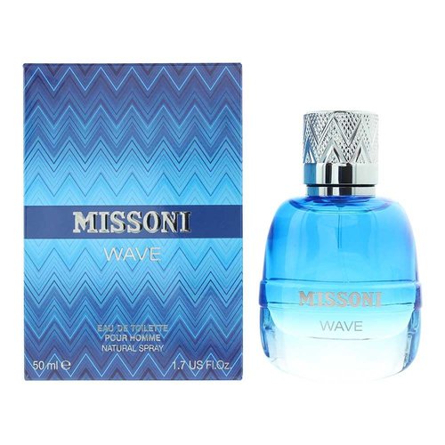 Missoni Wave Men’s 1.7 oz EDT Spray - Refreshing Fragrance for Modern Men