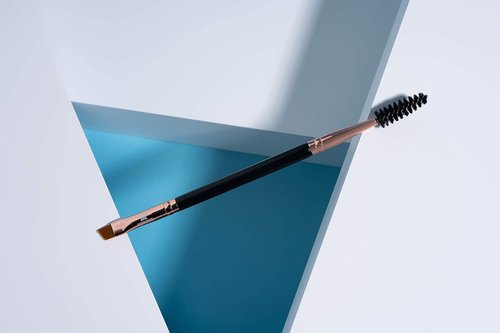 Existing Beauty Dual-Ended Eyebrow & Lash Tint Brush - Angled Tip & Spoolie Comb for Henna