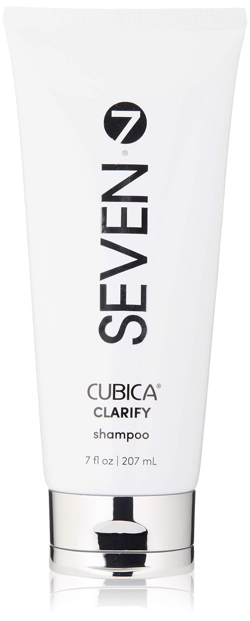 SEVEN Hair Care Cubica Clarifying Shampoo for Women & Men, Detox and Minimize Dry Scalp + Buildup with Rosemary, Eucalyptus & Rose Hip Oil, Cruelty Free, Sulfate Free, Made in USA