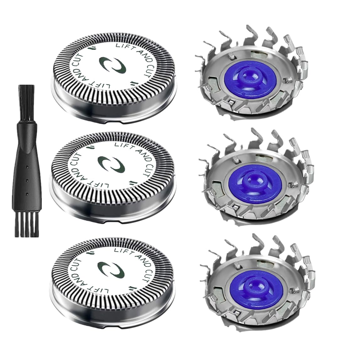 HQ56 Replacement Shaver Heads for HQ3 HQ4 HQ55 HQ56 HQ6,Replacement Shaver Head Compatible with Philips Norelco HQ300 HQ442 HQ916 HS190 HQ6990 Electric Shavers etc.