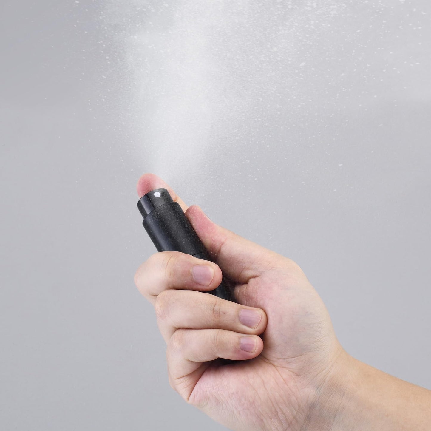 Fusupak Perfume Atomizer Travel Bottle Refillable: Cologne Sprayer Portable for Men - Mini Spray Empty for Refill - 8ml Small Size Black