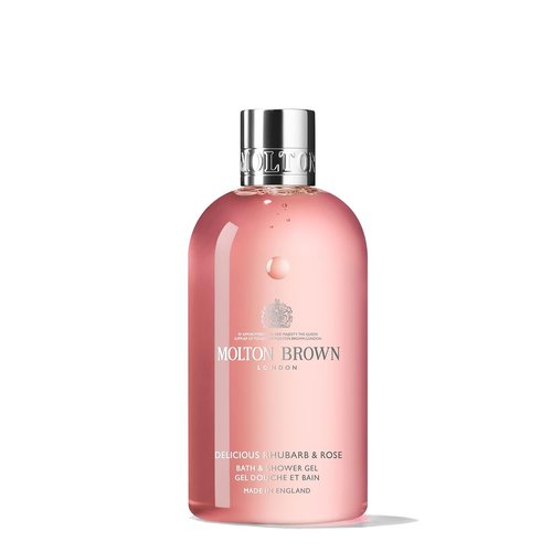 Molton Brown Body Wash - Delicious Rhubarb & Rose Scent | 10 Fl. Oz. Hydrating Formula