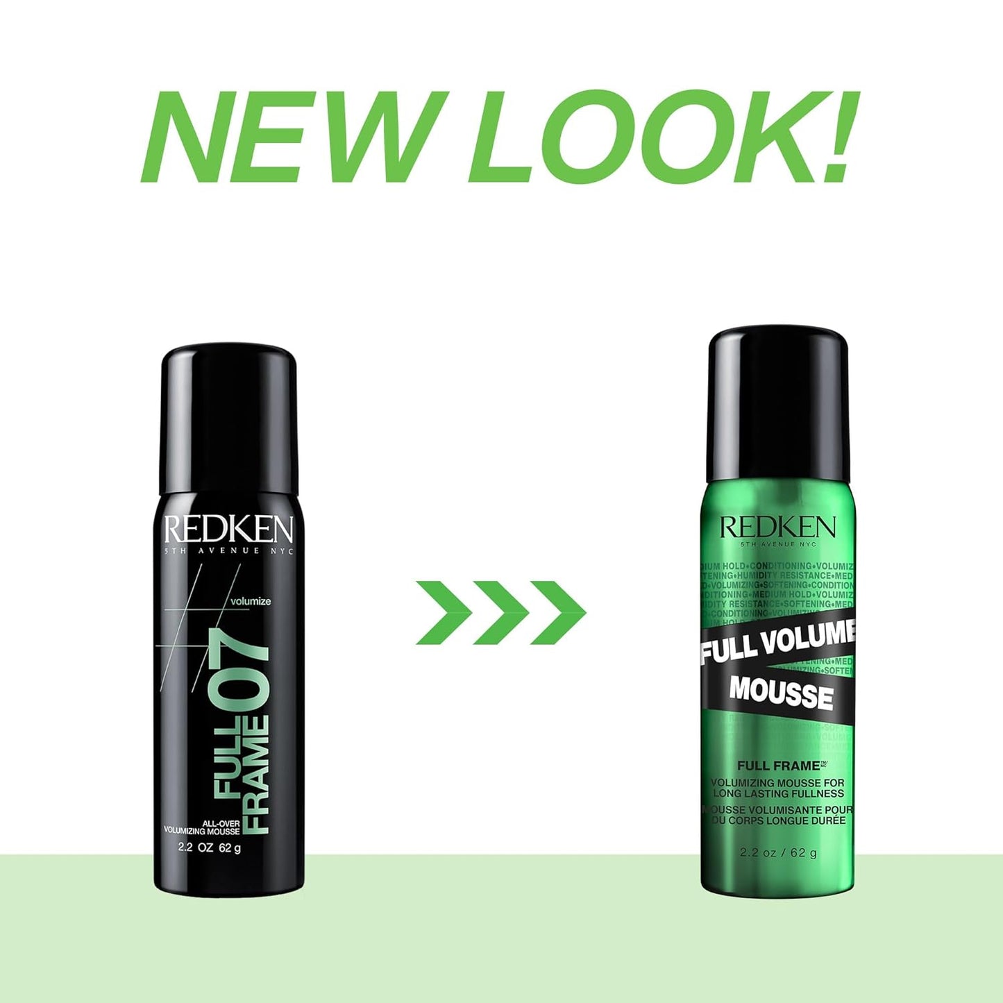 Redken Full Volume Mousse For All Hair Types - Volumizes and Moisturizes Hair, Protects Against Heat & Damage