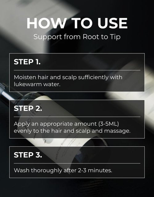 Motifull Hair Thickening Shampoo - Boost Hair Growth with Biotin & Caffeine | 16.4 fl oz for Thinning Hair