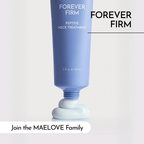 MAELOVE Forever Firm Neck Treatment - Peptide-Rich Cream for Firming & Hydration, Reduces Wrinkles