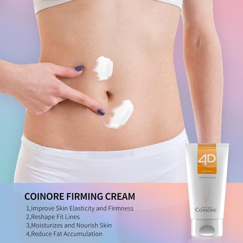 B Flat Belly Firming Cream - Fast Absorbing Moisturizer for Firming & Tightening | 4.0 Fl Oz