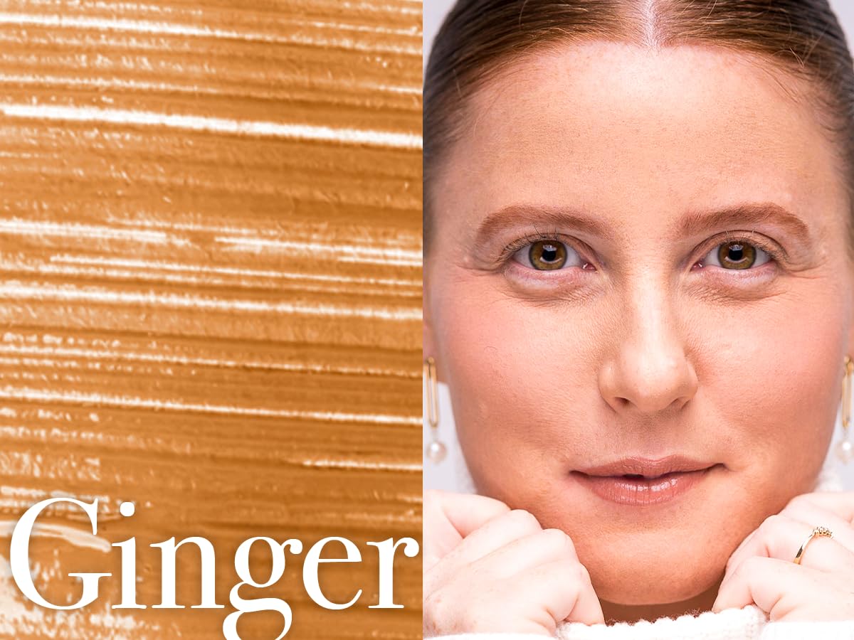 Ginger Tinted Eyebrow Gel - Long-Wear, Transfer-Proof Formula for Redheads | Full, Thick Brows (Auburn)