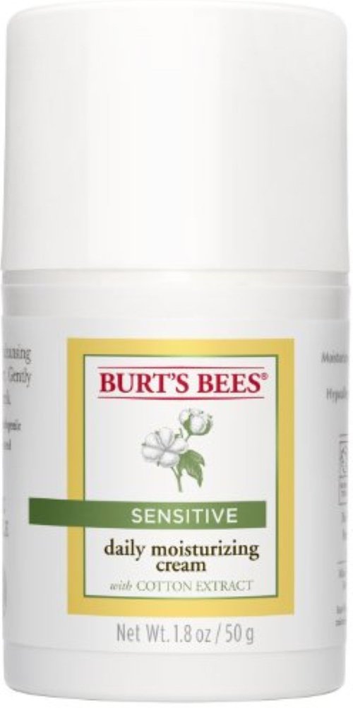 Burt's Bees Sensitive Daily Moisturizing Cream - Hydrating Formula | 1.8 oz (Pack of 4)