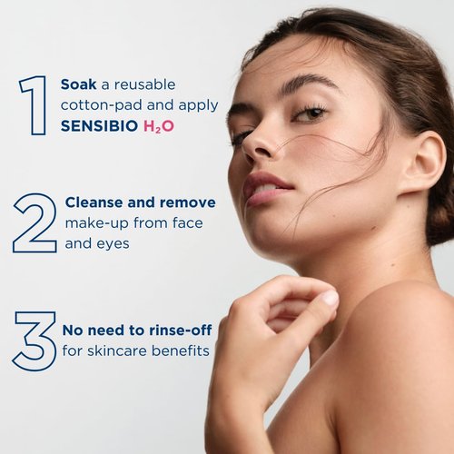 Bioderma Sensibio H2O Micellar Water Limited Edition, Makeup Remover Cleanser, Gentle for Skin, Fragrance-Free & Alcohol-Free, Gentle Face Cleanser for Sensitive Skin, 16.9 Fl Oz