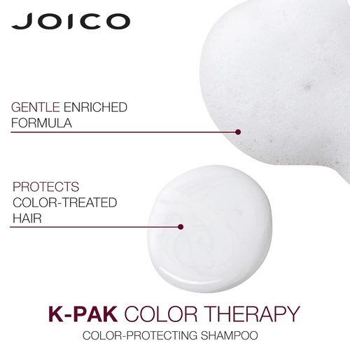 Joico K-PAK Color Therapy Shampoo & Conditioner Set - Protects Color-Treated Hair | Boosts Shine & Elasticity | Repairs Damage with Keratin & Argan Oil