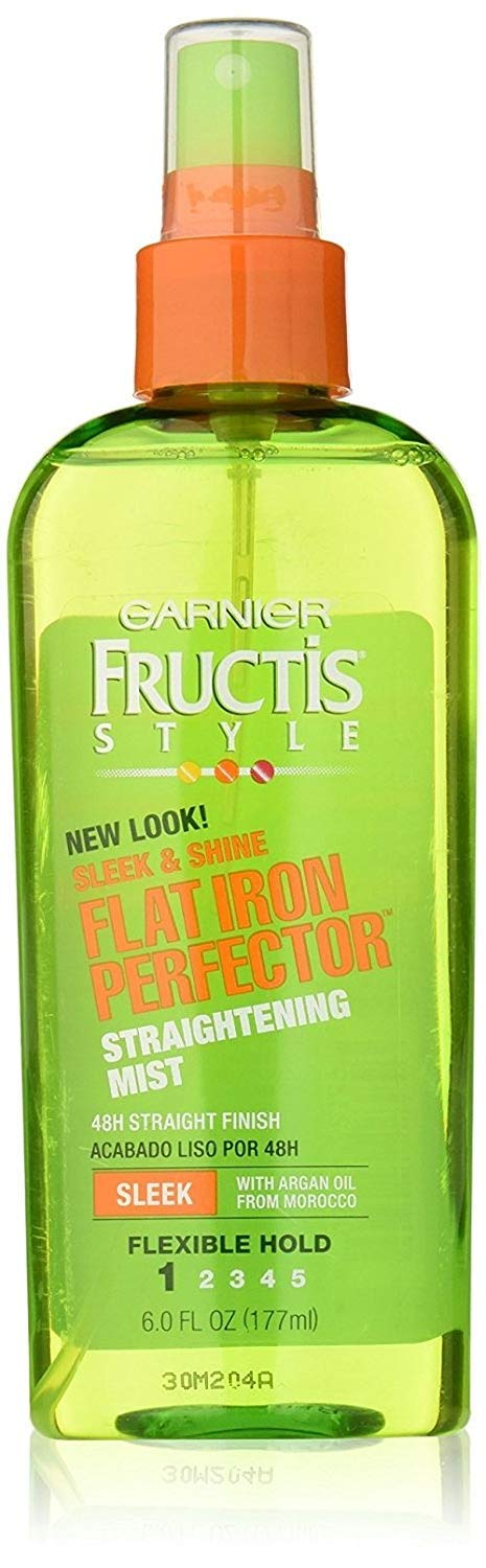 Garnier Fructis Style Sleek & Shine Flat Iron Perfector Straightening Mist 6 oz (Pack of 5)