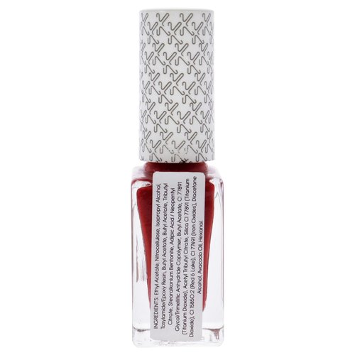 Kay Beauty Nail Nourish Enamel Polish - Quick Dry Crimson Hue 35 | Gel Effect & Hydrating Shine 0.3 oz