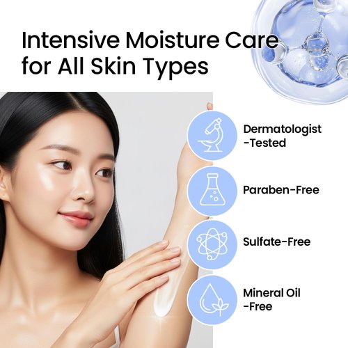#OOTD Intensive Moisturizing Body Lotion - Gentle Daily Hydration with Hyaluronic Acid & Collagen | 750ml (25.36 fl oz) for Dry & Sensitive Skin