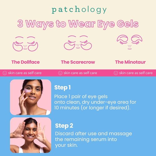 Patchology Eye Want Cake Eye Patches - Hydrating Under Eye Masks for Puffiness & Dark Circles | 5-Pack