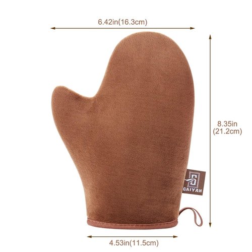 GAIYAH Self Tanning Mitt - Ultra Soft Applicator Glove with Thumb for Flawless Tan Application