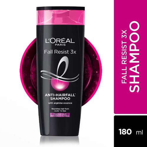 L'Oreal Paris Fall Repair 3X Shampoo - Strengthens Hair & Reduces Fall | 175ml