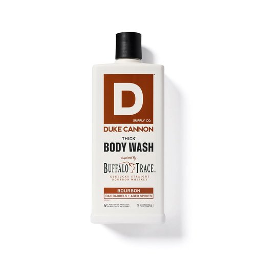 Duke Cannon Supply Co. Thick High Viscosity Body Wash - Mineral-Enriched Bourbon Scent - 18 oz