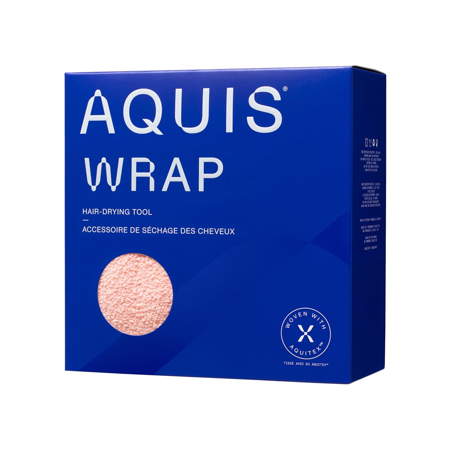 AQUIS Hair Wrap Hair-Drying Tool Bundle, Water-Wicking, Ultra-Absorbent Recycled Microfiber