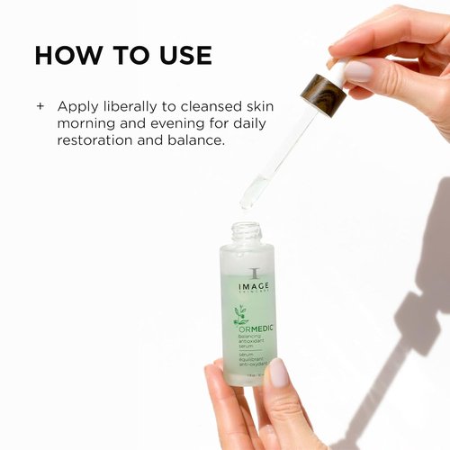 IMAGE Skincare ORMEDIC Balancing Antioxidant Serum - Hydrates & Soothes with Aloe Vera & Vitamin C, 1 fl oz