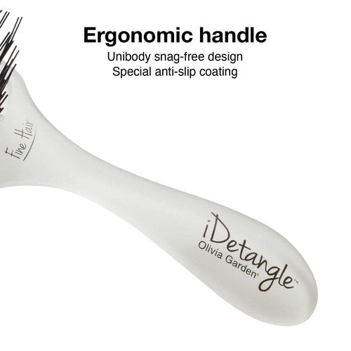 Olivia Garden iDetangle Brush - Versatile Detangler for Wet & Dry Hair | Adjustable Tension for All Hair Types