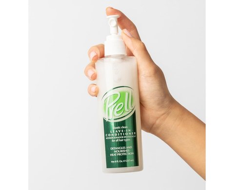 Prell Classic Clean Leave-In Conditioner - Lightweight Heat Defense, Nourishes & Detangles | 8 fl oz