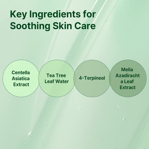 AVCA Quick Calming Cica Tea Tree Cream - Soothing Moisturizer for Sensitive Skin | 100ml (3.38 fl. oz)