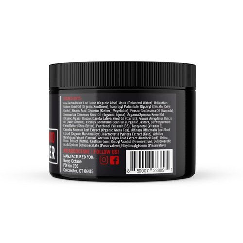 Beard Octane Leave-In Beard Conditioner - Unscented Formula with Argan Oil & Aloe Vera - 4 oz