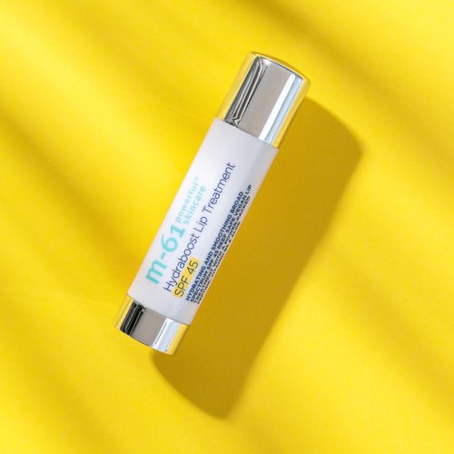 m-61 Hydraboost Lip Treatment | Hydrating, Smoothing, Vegan Lip Balm | Formulated with Aloe, Vitamin B5 & Peptides | Clear, Untinted, Bee Free | Mint Scent | Made in USA