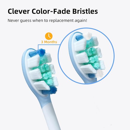 Philips Sonicare Plaque Control Replacement Heads - Electric Toothbrush Heads for Adults | 10 Pack, White