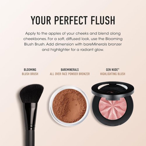bareMinerals Loose Mineral Powder Blush - Buildable Coverage, Naturally Luminous & Lightweight, Talc-Free, Vegan