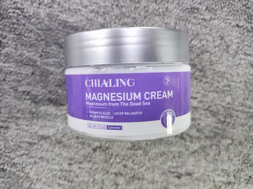 Chialing DeadSea Magnesium Cream - Natural Lavender Lotion for Day & Night Use | 4 oz