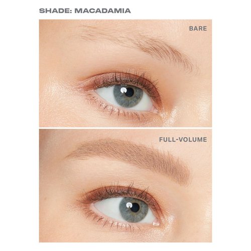 Morphe Brow Tease Eyebrow Gel Mousse - Volumizing Gel with Natural Bamboo Fibers & Coffee Seed Oil - Macadamia (0.16 fl oz)