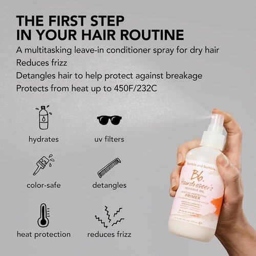 Bumble and bumble. Hairdresser's Invisible Oil Leave-In Conditioner - Heat & UV Protection | Hydrating, Anti-Frizz | All Hair Types