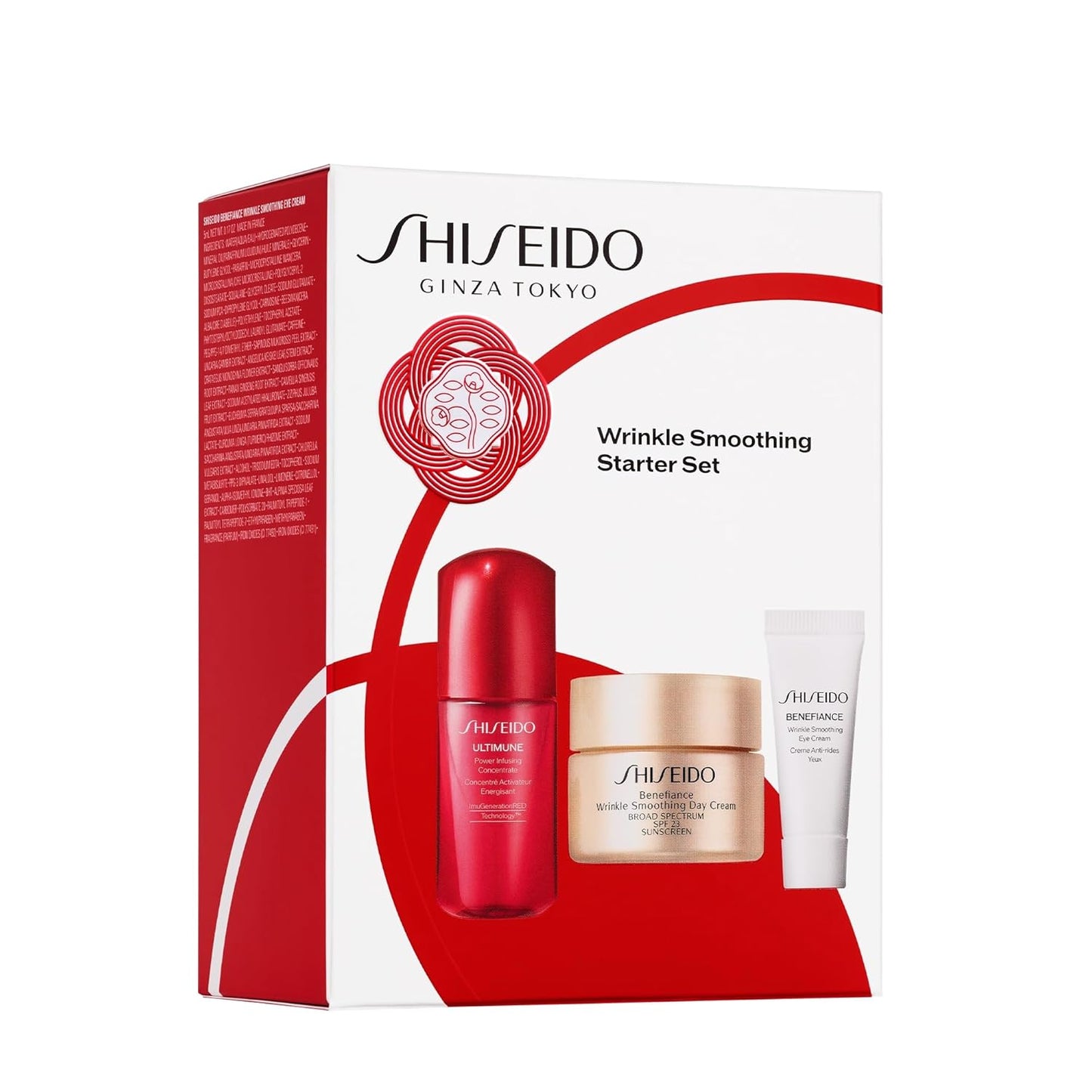 Shiseido Wrinkle Smoothing Starter Set | Ultimune Concentrate, Day Cream SPF 23 & Eye Cream