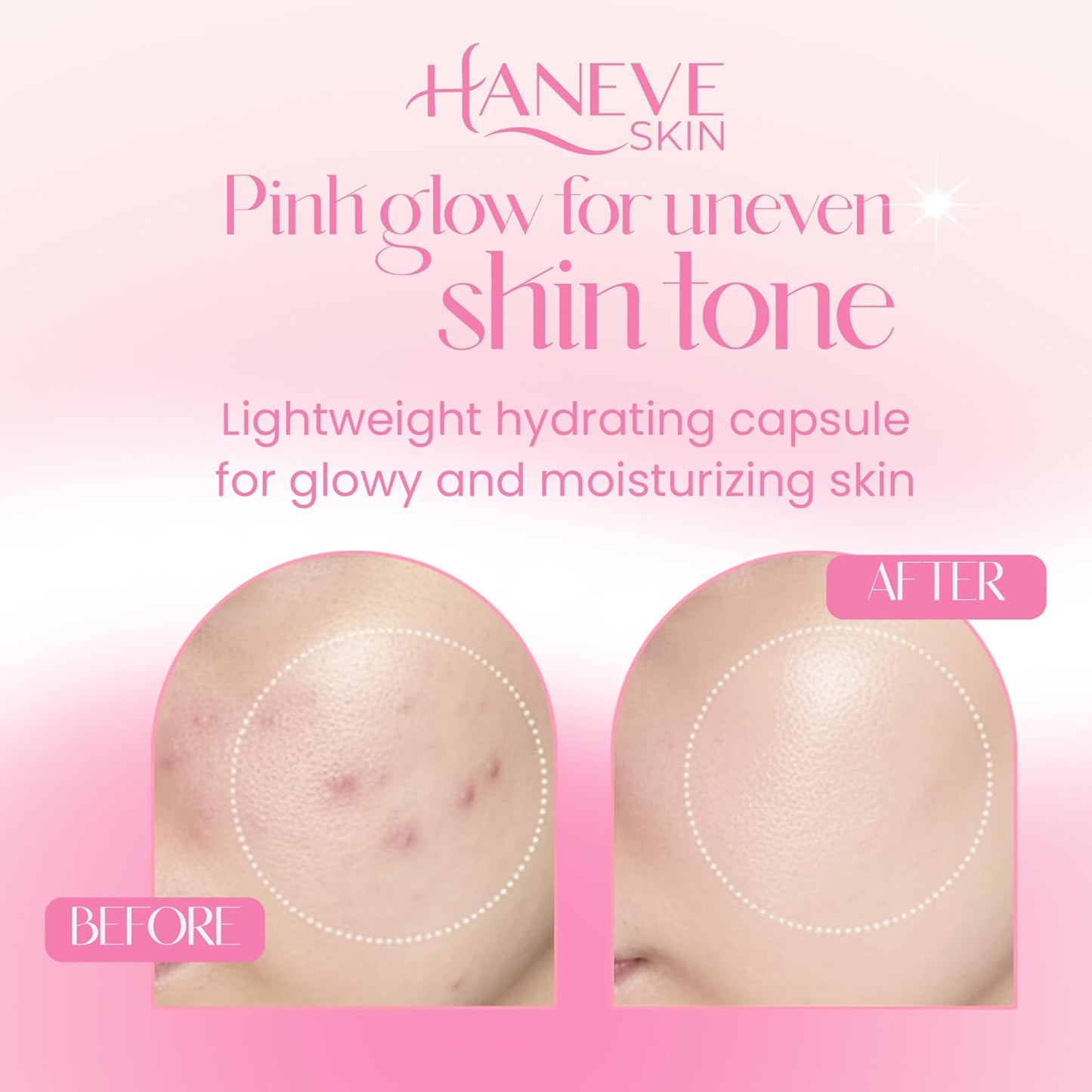 Skiennix Pink Collagen PDRN Capsule Cream - Hydrating Face Moisturizer with Niacinamide & Collagen Capsules - 60g / 2 oz