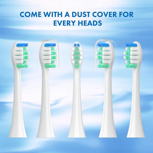 Philips Sonicare Replacement Toothbrush Heads - 16 Pack Soft Electric Brush Heads for Optimal Plaque Control | Compatible with HX9023/65, 4100, 5100, 6100